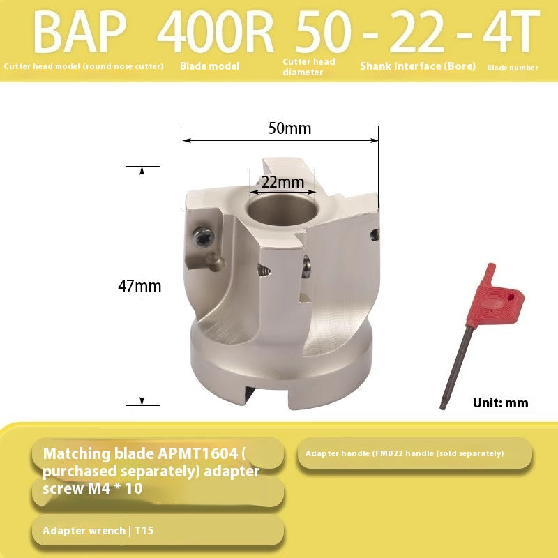 6020 CNC lathe tooling 300R/400R machining center right-angle end milling cutter discs 90° cutter discs for AP milling inserts Shandong Denso Pricision Tools Co.,Ltd.